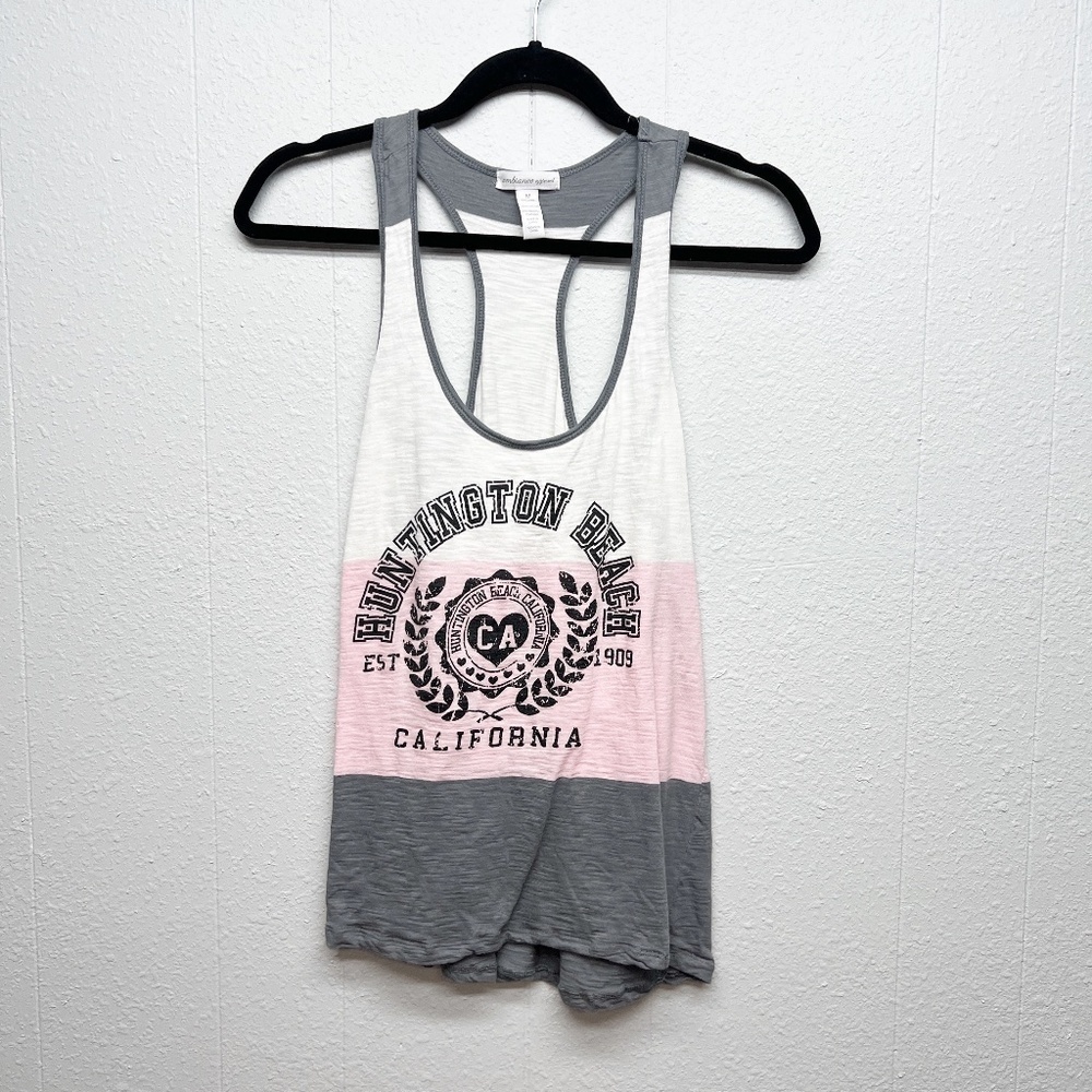 Ambiance Apparel Chic Coquette Softgirl Gorpcore Juniors Cotton Tank Top Medium